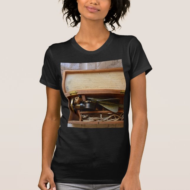 Camiseta Registro Antigo de Navio (Frente)