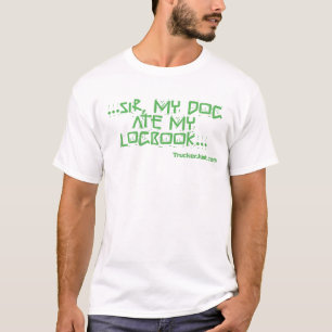 Camiseta Registro de Meu do senhor Meu Cão Comer