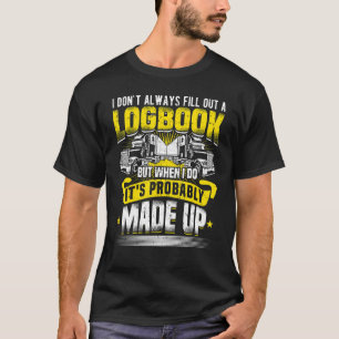 Camiseta Registro de Motorista de Caminhão Acessórios para