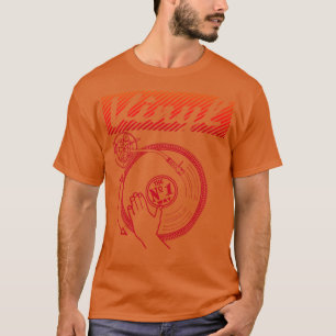 Camiseta registro de vinilo