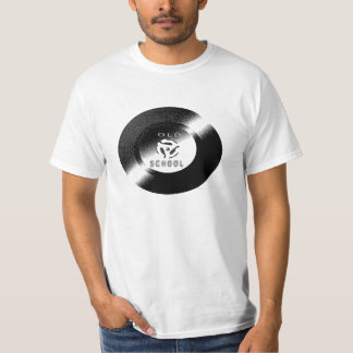 Camiseta Registro de Vinilo da Antiga Escola 45