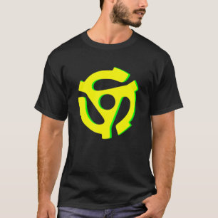 Camiseta Registro De Vinilo Retroativo 45 Rpm Inserir