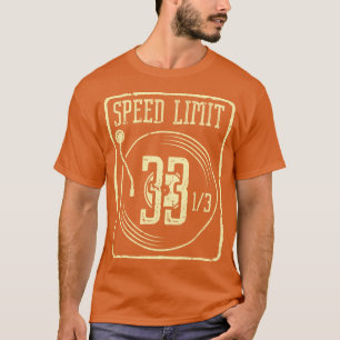Camiseta Registro de Vinyl Collector Funny Speedlimit Regis