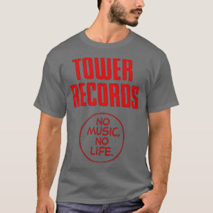Camiseta Registro em torre sem música sem registro de vida