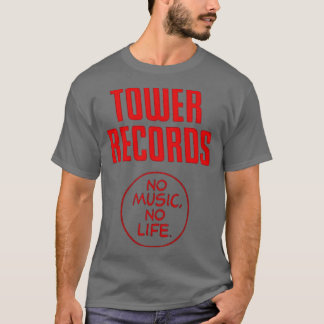 Camiseta Registro em torre sem música sem registro de vida