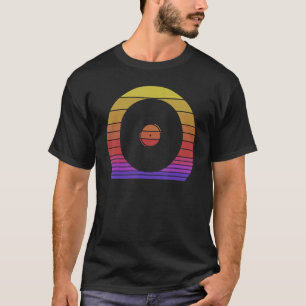 Camiseta Registro fonográfico de vinilo de vinagre clássico