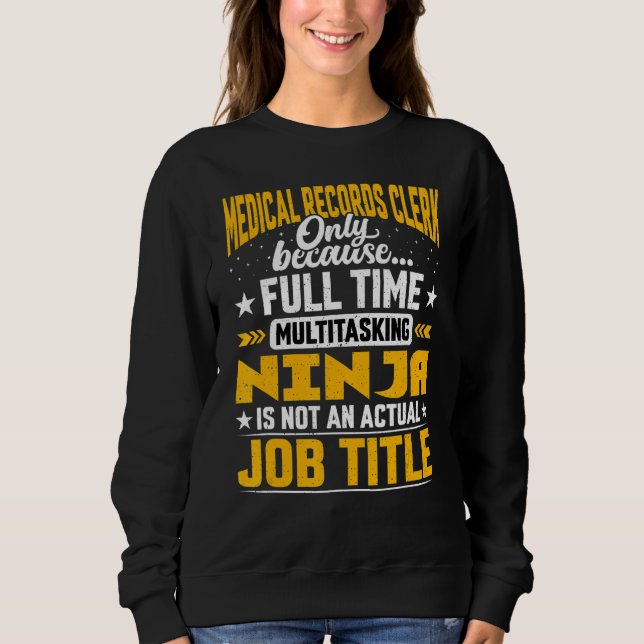 Camiseta Registro Médico Título Cargo de Empregado de Empre (Frente)