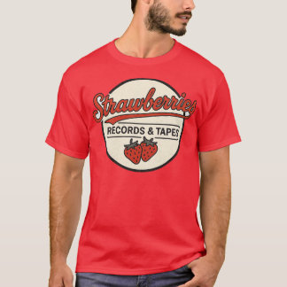 Camiseta Registros de Morangos e fitas Retro