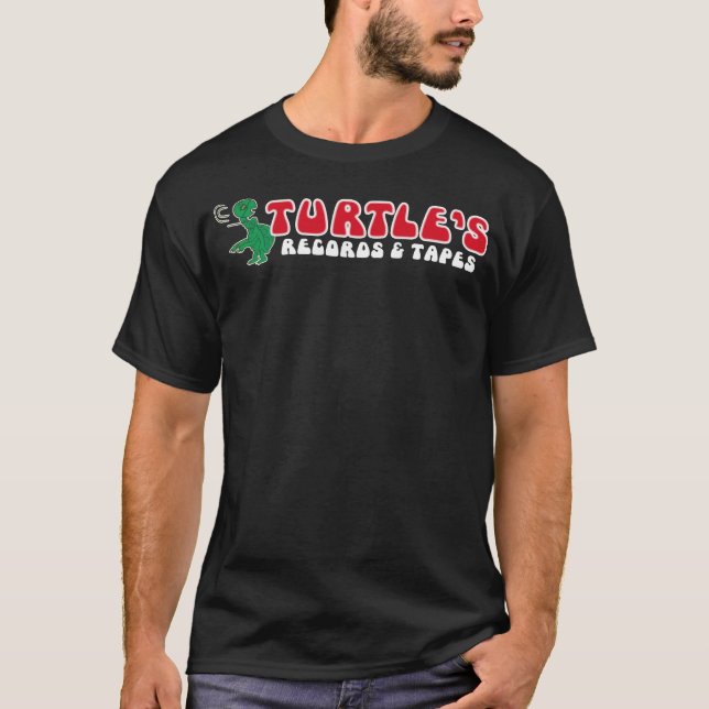 Camiseta Registros e fitas da tartaruga - Original (Texto B (Frente)