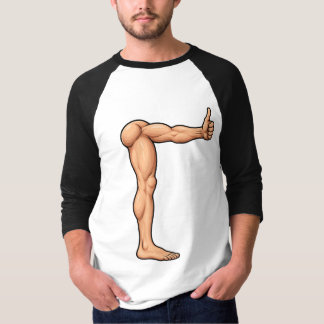 Camiseta Reglan Leg-Shoulders Thumbs Up