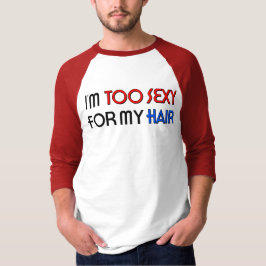 Camiseta Reglan Manga 3/4 Masculina Too Sexy For H