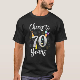 Camiseta Regozijo-Nos Com 70 Anos De 70 De Aniversário De 1