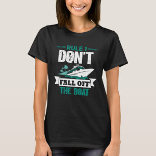 Camiseta Regra 1 Não Cair Do Navio De Barcos Cruise Cruisi