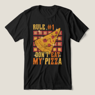 Camiseta Regra 1 Não Coma Minha Pizza