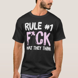 Camiseta Regra 1 Voem O Que Pensam Roupa
