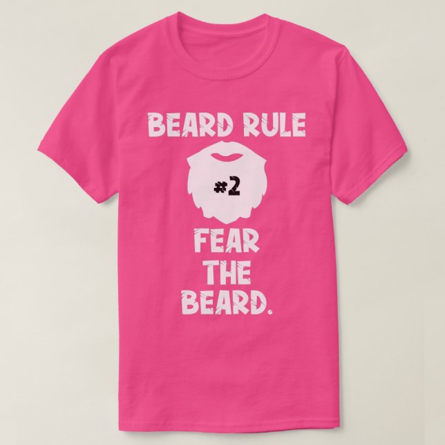 Camiseta Regra 2: A Barba Tem Medo (Frente do Design)