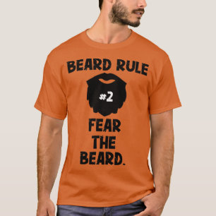 Camiseta Regra 2: Medo Da Barba Engraçada Presente