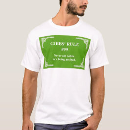Camiseta regra 99 de Gibbs
