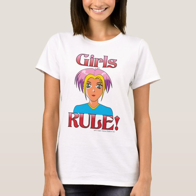 Camiseta Regra das Meninas de Animação (Frente)