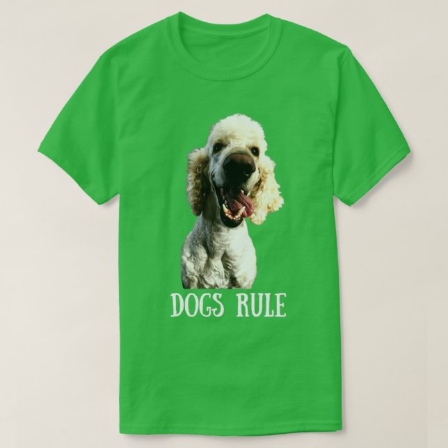 Camiseta Regra de Cães (Frente do Design)