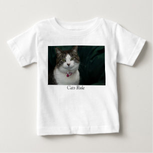 Camiseta Regra de Gatos Olhando para você Olhando para mim