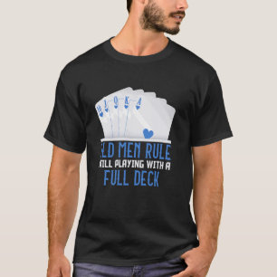 CAMISETA REGRA DE HOMENS ANTIGOS DO LEITOR DE PÓS AINDA A R