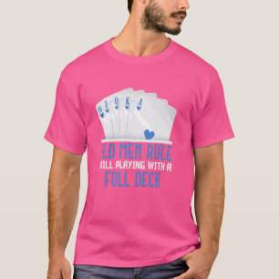 CAMISETA REGRA DE HOMENS ANTIGOS DO LEITOR DE PÓS AINDA A R