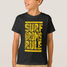 Camiseta Regra de surfs!!! (amarelo)