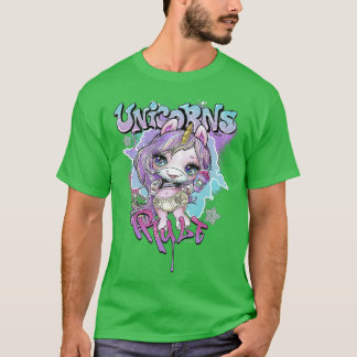Camiseta Regra de Unicórnios de Surpresa de Poopsie Slime