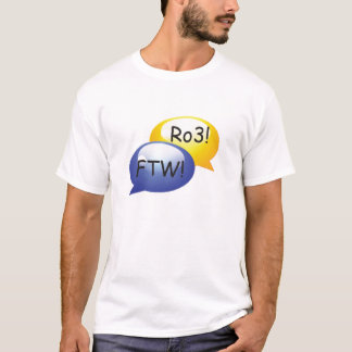 Camiseta Regra do T de 3 homens