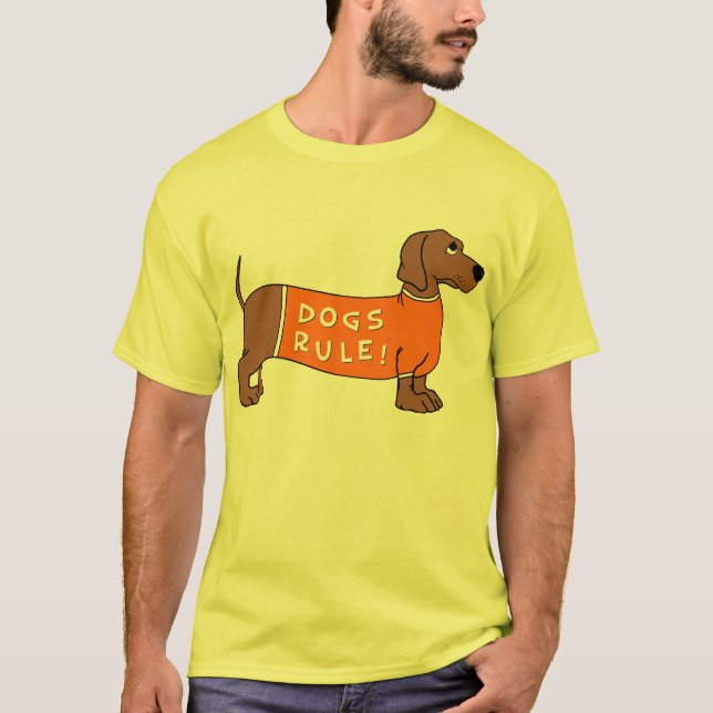 Camiseta Regra dos cães! (Frente)