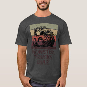 Camiseta Regra dos Caminhões Monstros - Caminhão Monstrado