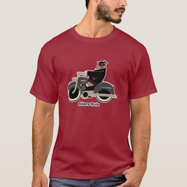 Camiseta regra dos motociclistas (Frente)