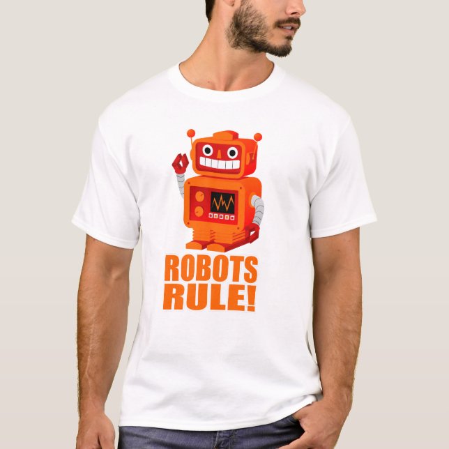 CAMISETA REGRA DOS ROBÔS! (Frente)