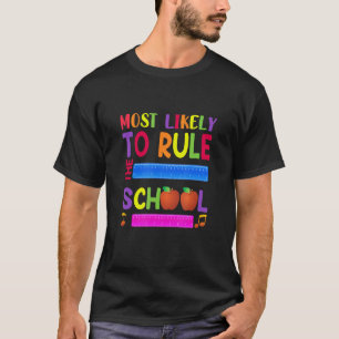 Camiseta Regra Escola Amarelo Amarelo Laranja Roxo Azul Ver
