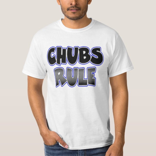 Camiseta Regra gay Chubby Chaser Chubs (Frente)