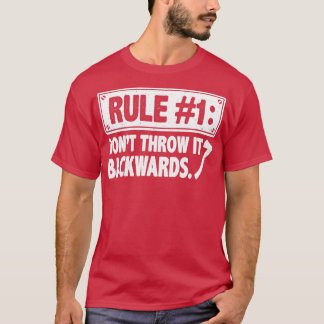 Camiseta Regra Não Jogá-La Para Trás Ax Jogando Ao Lover Sa