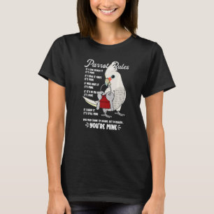 Camiseta Regras da Casa de Papagaios É Minha Eu Goffins Coc