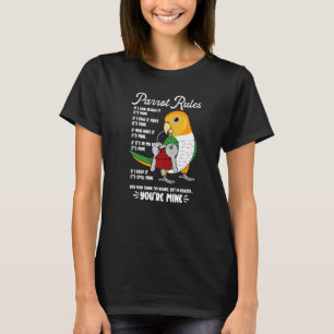 Camiseta Regras da Casa de Papagaios É Minha I Caiquê-de-ve