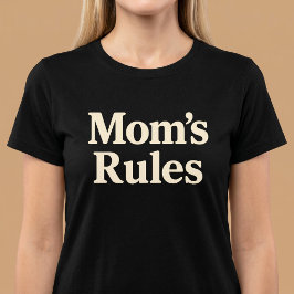 Camiseta Regras da Mamãe