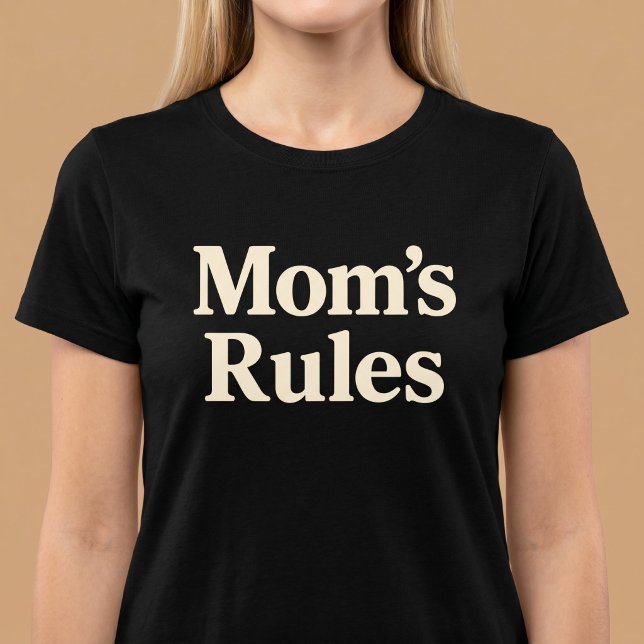 Camiseta Regras da Mamãe (Criador carregado)