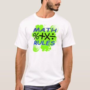 Camiseta Regras da matemática