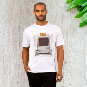 Camiseta Regras da Velha Escola Jogo Retrô de Computador Ac