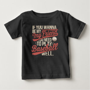 Camiseta Regras de Amizade Baseball