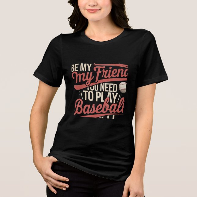 Camiseta Regras de Amizade Baseball (Frente)