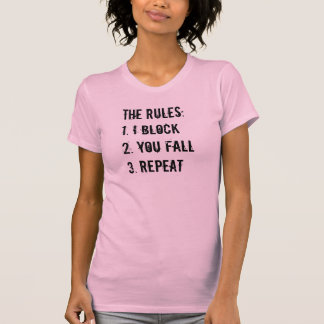 Camiseta Regras de Derby do rolo