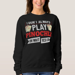 Camiseta Regras de Jogo Pinochle Cartões Duplos Pontos de C