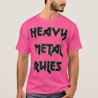Camiseta Regras de Metal Pesado