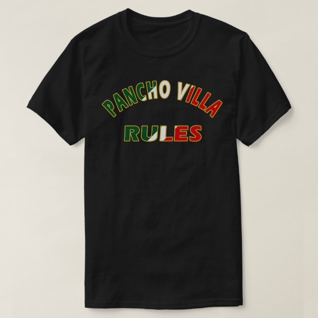 Camiseta Regras de Villa do Pancho (Frente do Design)