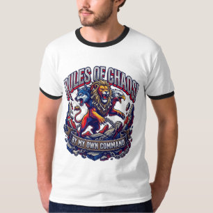 Camiseta Regras do Caos Sob Meu Próprio Comando Híbrido Gra